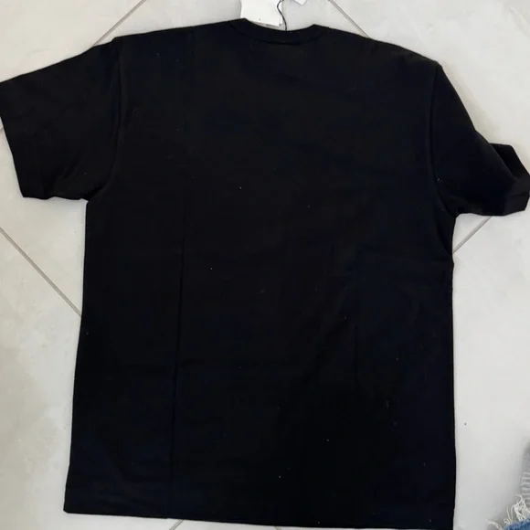 Comme des Garcons Black Tee with Red Heart - Picture 2 of 2